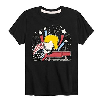 Boys 8-20 Peanuts Schroeder Americana Graphic Tee