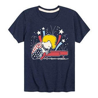 Boys 8-20 Peanuts Schroeder Americana Graphic Tee