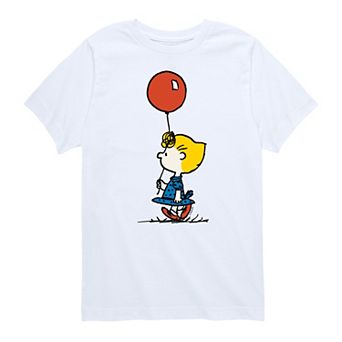 Boys 8-20 Peanuts Sally With Balloons Graphic Tee