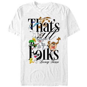 Men's Looney Tunes That's All Folks Graphic Tee