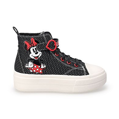 Disney's Minnie Mouse Girls High-Top Sneakers