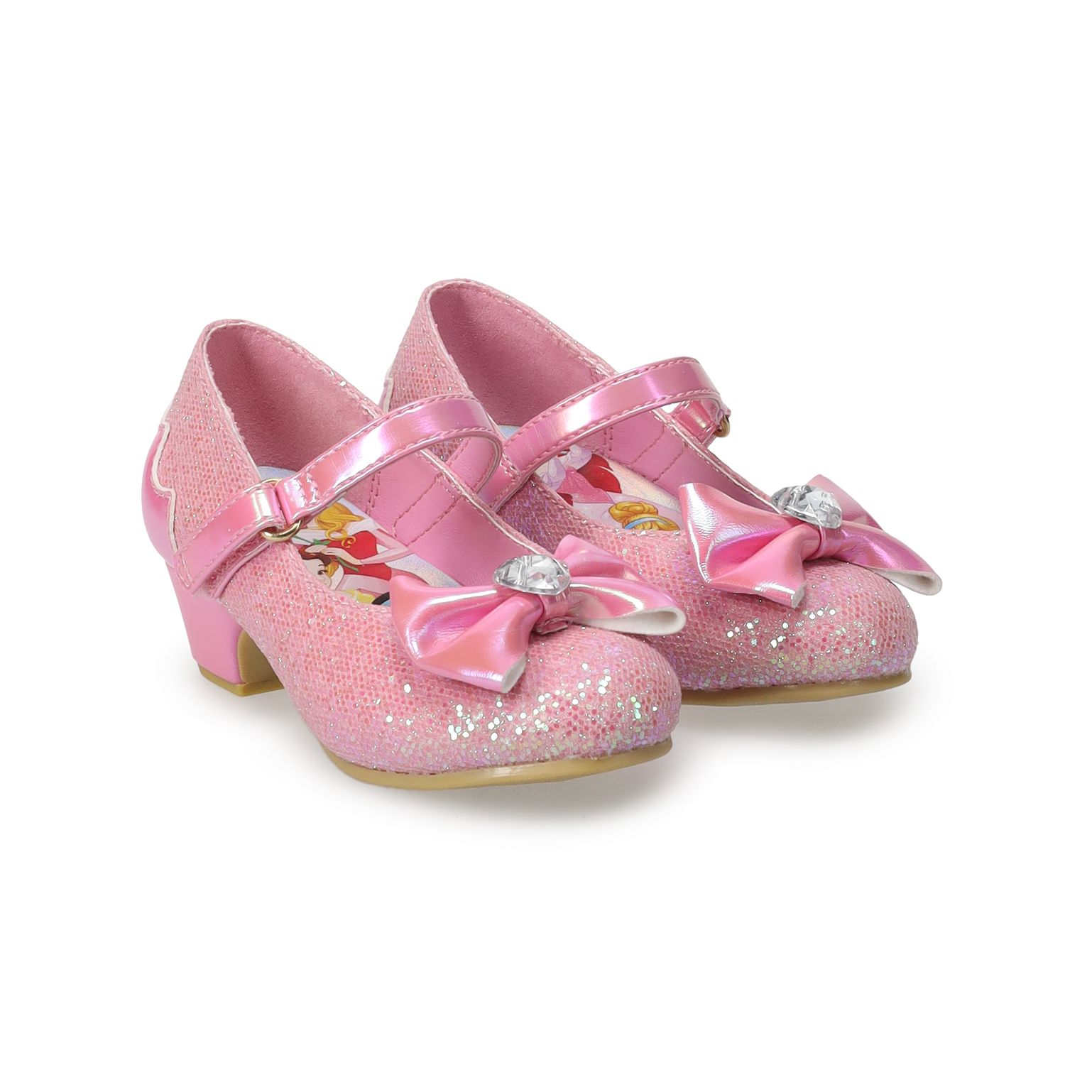 princess dress shoes Disney Princess Kids' Disney Princess Dress Shoe Toddler/Little Kid Shoes (Pink Glitter)