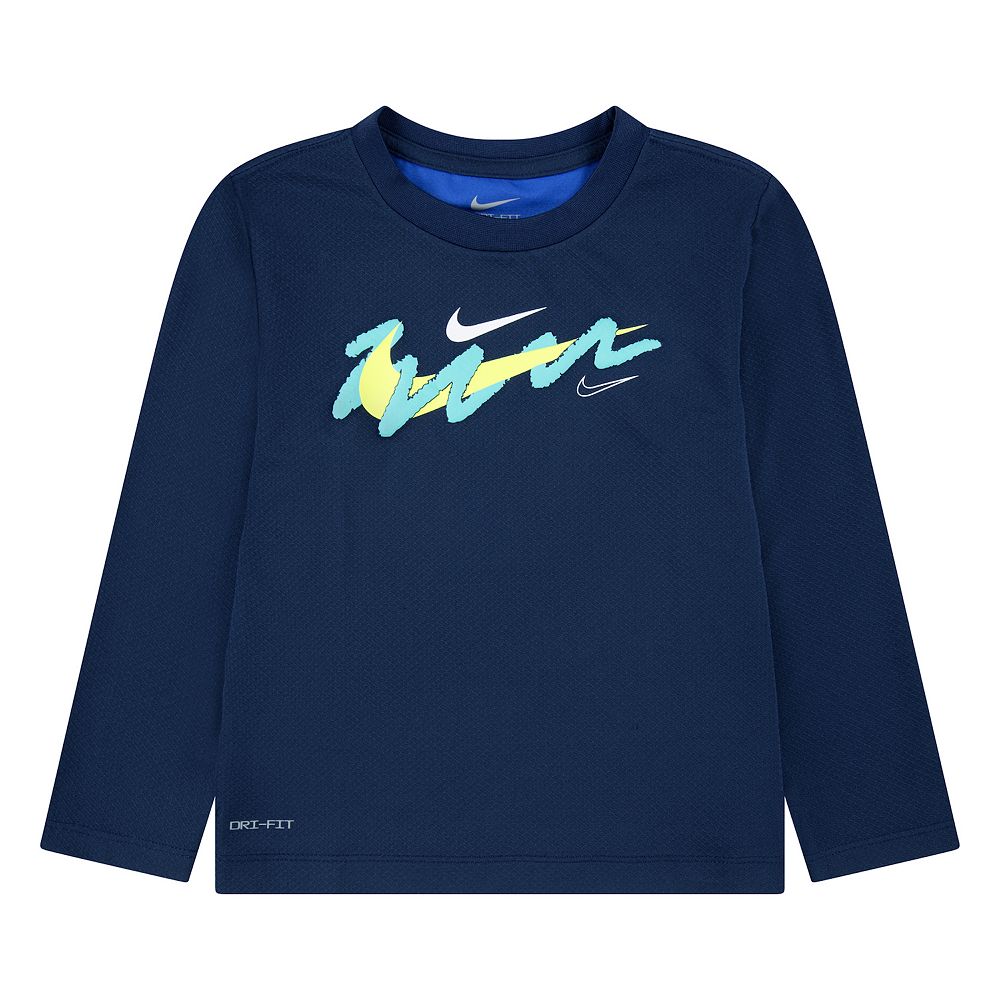 Baby Boy Niker Shirt In Adidas Printed Design Blended Stuff Blue Color main image 1