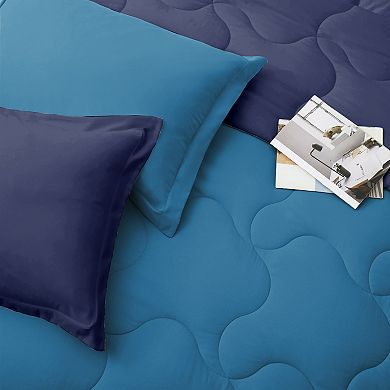 Unikome Lightweight Down Alternative Comforter Set - Reversible Comforter Quilted Duvet Insert
