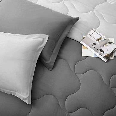 Unikome Lightweight Down Alternative Comforter Set - Reversible Comforter Quilted Duvet Insert