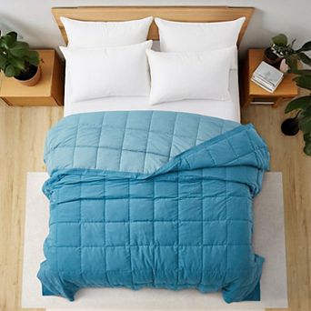 Unikome All Season Down Alternative Bed Reversible Blanket, Lightweight Oversize Blanket