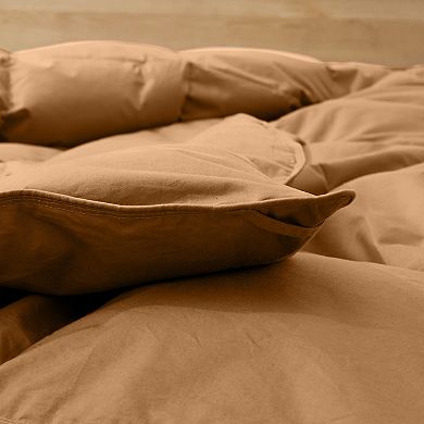 Unikome Organic Cotton All Season Goose Feathers Down Comforter, Hotel Style Bedding Comforter