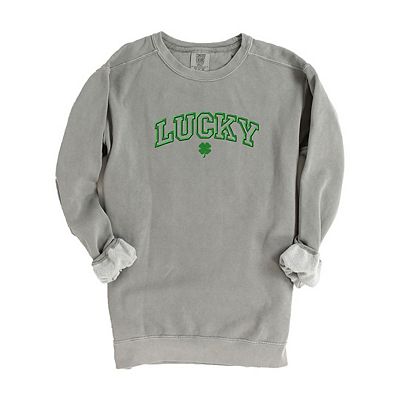 [GRAVER]★24FW★LUCKY CLOVER COLOR MATCHING SWEATSHIRT Lucki Cherry Crewneck – Lucki Clover