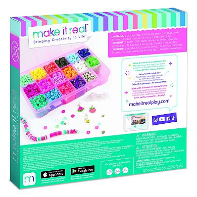 Girls Make It Real Heishi Beads Case & Bracelet Kit