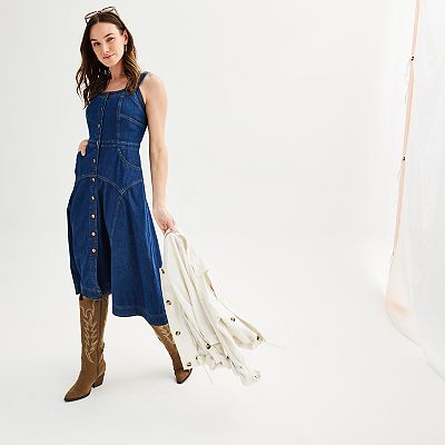 Women's Sonoma Goods For Life Denim Tank Dress