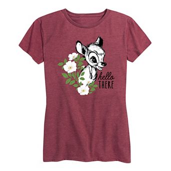 Disney's Bambi Women's Hello There Graphic Tee