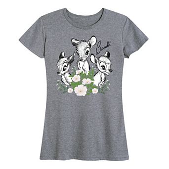 Disney's Bambi Women's Portrait Trio Graphic Tee