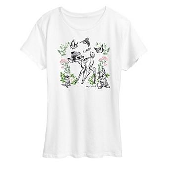 Disney's Bambi Women's Say Bird Graphic Tee