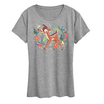 Disney's Bambi Women's Plants Graphic Tee
