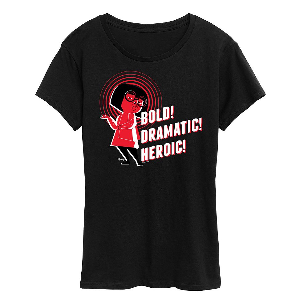 Disney / Pixar's The Incredibles Edna Women's Bold Dramatic Graphic Tee