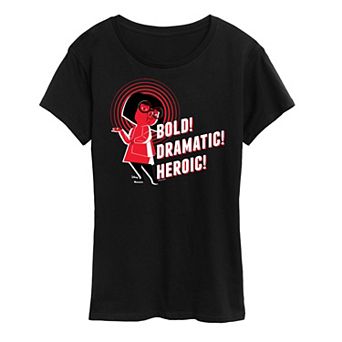 Disney / Pixar's The Incredibles Edna Women's Bold Dramatic Graphic Tee