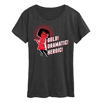 Disney / Pixar's The Incredibles Edna Women's Bold Dramatic Graphic Tee