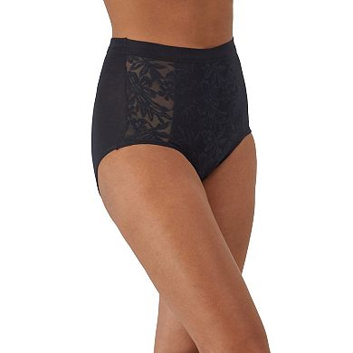 Bali Breathe 3-Pack Lace High Rise Briefs DFCLB3