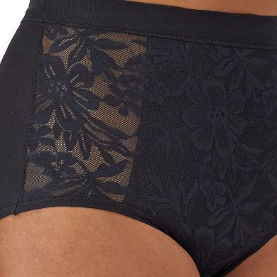 Bali Breathe 3-Pack Lace High Rise Briefs DFCLB3