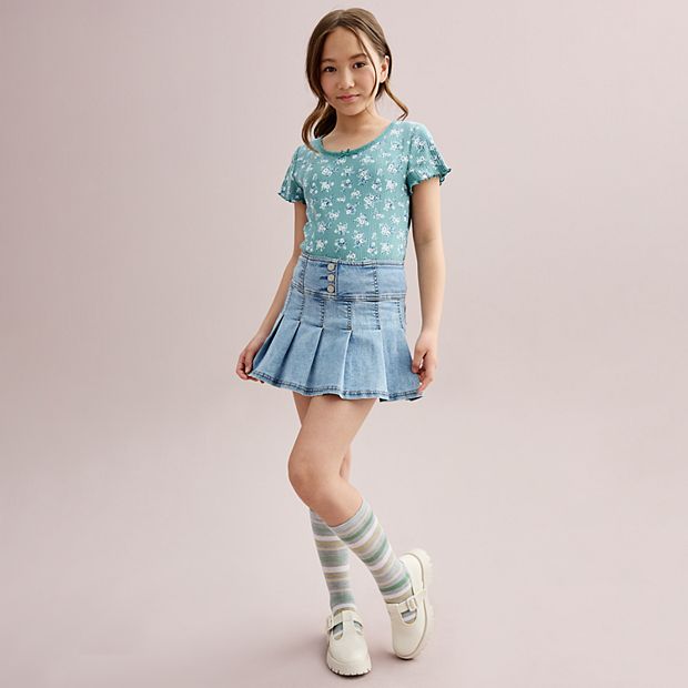 Denim skirt age 7-8 best sale