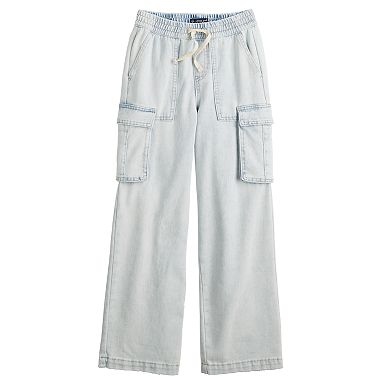 Girls 7-16 Vanilla Star Ultra Cozy Cargo Jeans