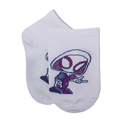Boys Marvel Spidey & His Amazing Friends 6-Pack Quarter Cut Socks