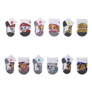 Boys Paw Patrol 6-Pack Calling All Pups Quarter Cut Socks