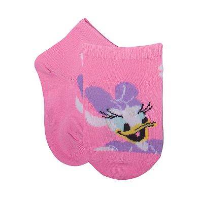 Disney's Minnie Mouse Toddler Girl 6-Pack Happy Vibes Quarter Cut Socks