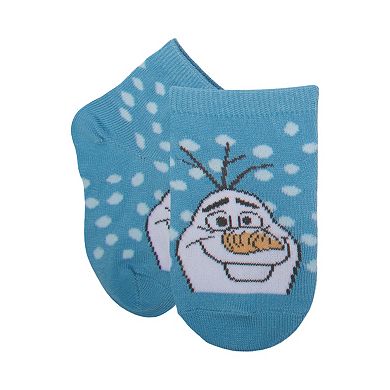 Disney's Frozen 2 Toddler Girl 6-Pack True Friendship Quarter Cut Socks