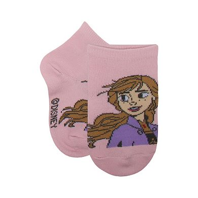 Disney's Frozen 2 Toddler Girl 6-Pack True Friendship Quarter Cut Socks