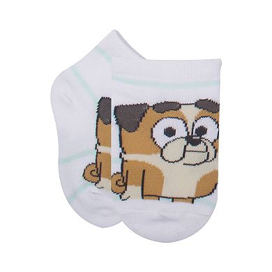 Boys Bluey 6-Pack Dog Party Quarter Cut Socks