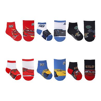 Disney / Pixar's Cars 3 Toddler Boy Kachow Quarter-Cut Socks