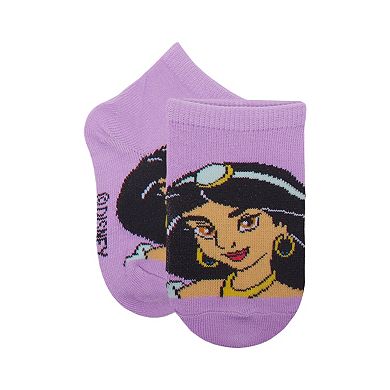 Disney Princess Toddler Girl 6-Pack Royal Icons Quarter-Cut Socks