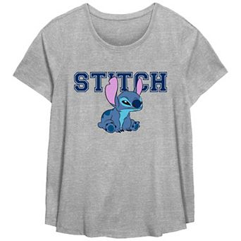 Disney's Lilo & Stitch Angry Sitting Stitch Plus Size Flowy Graphic Tee