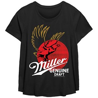 Plus Size Miller Genuine Draft Graphic Tee