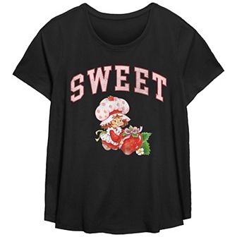 Plus Size Strawberry Shortcake Sweet Graphic Tee