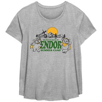 Plus Size Star Wars Endor Summer Camp Graphic Tee