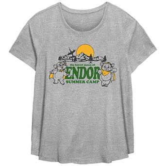 Plus Size Star Wars Endor Summer Camp Graphic Tee