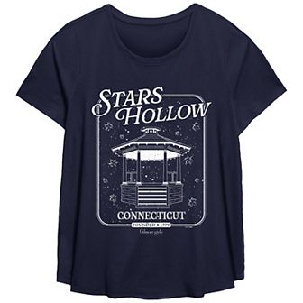 Plus Size Gilmore Girls Stars Hollow Gazebo Graphic Tee