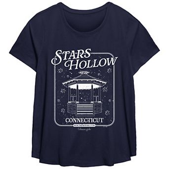 Plus Size Gilmore Girls Stars Hollow Gazebo Graphic Tee