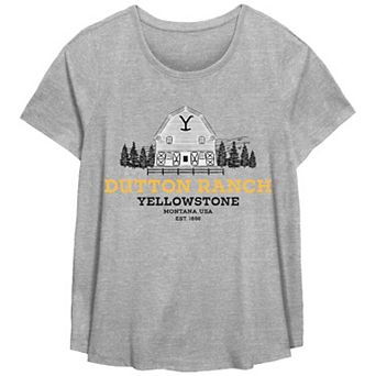 Plus Size Yellowstone Dutton Ranch Barn Graphic Tee