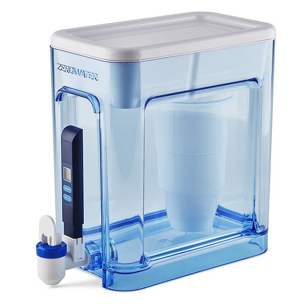 Culligan ZeroWater 22-Cup Ready-Read 5-stage Water Filtration Dispenser - Blue