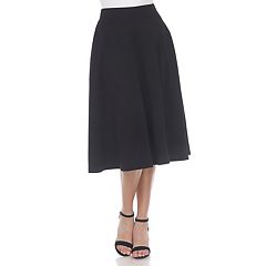 Kohls black shop midi skirt