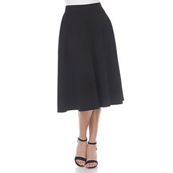 Women's Flared Midi Skirt