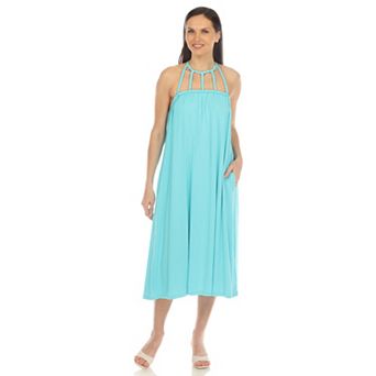 Women's Braided Strap Midi Dress