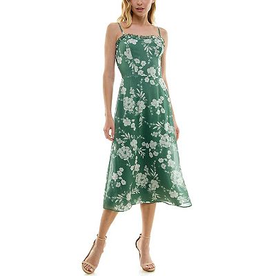 Juniors' Speechless Floral Midi Dress
