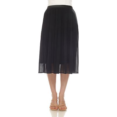 Women s Chiffon Pleated Midi Skirt