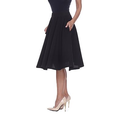 Women's Knee Length Flared Skirt