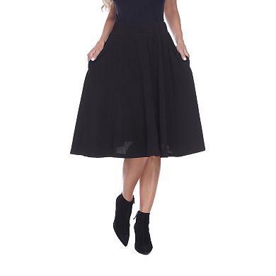 Women's Knee Length Flared Skirt