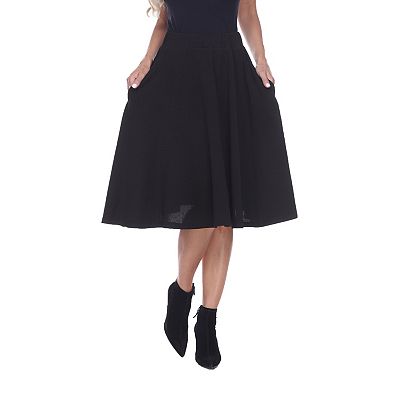 Women's Knee Length Flared Skirt